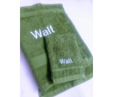 2-delige handdoekenset cactus + washandje